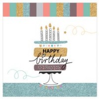 SUSY CARD Carte d'anniversaire 'Happy Eco B-day Garland'