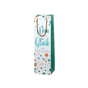 SUSY CARD Flaschentüte 'Wein ist Glück in Flaschen'