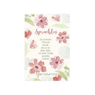 SUSY CARD Geburtstagskarte Lyrics 'Ab und zu'