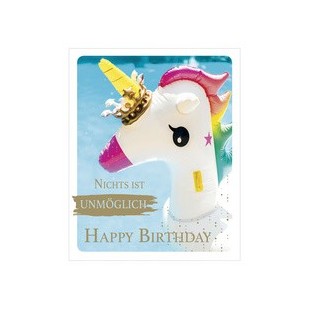 SUSY CARD Geburtstagskarte Snapshot 'Torte'