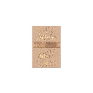 SUSY CARD Mini-Grußkarte 'Ein herzliches Danke'