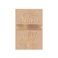 SUSY CARD Mini-Grußkarte 'Schön dass es Dich gibt!'