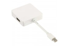 Câble adaptateur InLine® Mini DisplayPort vers HDMI / DVI / DisplayPort, blanc