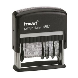 trodat Wortbandstempel Printy Dater 4817, mit Datum, SB-