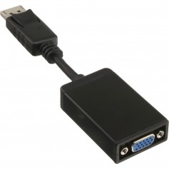 Câble adaptateur InLine® DisplayPort Câble DisplayPort vers VGA femelle noir 0,15 m