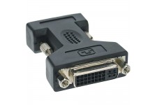 DVI-A Adaptateur, InLine®, analogue 24+5 prise femelle sur 15 broches HD prise (VGA)