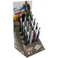Lot de 16 : WEDO Stylet / Stylo à bille 2en1 NEWBIE, présentoir de 16