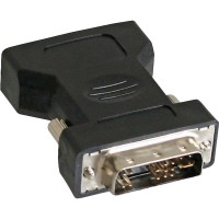 DVI-A Adaptateur, InLine®, Analogue 12+5 prise sur 15 broches HD prise femelle (VGA)