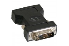 DVI-A Adaptateur, InLine®, Analogue 12+5 prise sur 15 broches HD prise femelle (VGA)