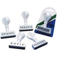 WEDO Textstempel 'BEZAHLT', Abdruckbreite: 45 mm