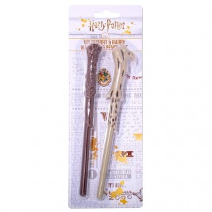 Harry Potter Voldemort & Harry Wand pen & pencil set