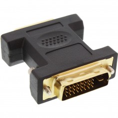 Adaptateur DVI-D, InLine®, Digital 24+5 prise femelle à DVI-D 24+1 prise