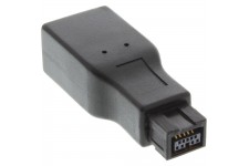 Adaptateur FireWire, InLine®, prise femelle à 6 broches/prise à 9 broches