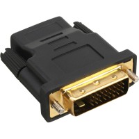 Adaptateur HDMI-DVI, InLine®, prise HDMI femelle sur prise DVI, contacts dorés