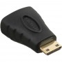 Adaptateur InLine® HDMI HDMI C femelle à HDMI D mâle plaqué or