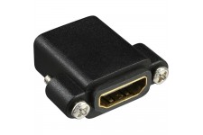 Adaptateur InLine® HDMI de type A femelle à A femelle plaqué or avec bride, 4K2K