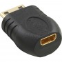 Adaptateur InLine® HDMI de type C mâle à type D femelle plaqué or