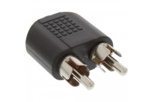 Adaptateur audio, InLine®, 3,5mm jack femelle Stéréo à 2x connecteur Cinch