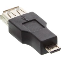 Adaptateur OTG InLine® Micro USB Micro-B mâle vers USB A femelle