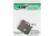 Adaptateur S-VHS/Scart, InLine®, Scart mâle/fem. à 3x Cinch fem. et 1x S-VHS Bu