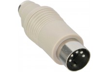 Adaptateur clavier, InLine®, 5 broches DIN prise sur PS/2 prise femelle