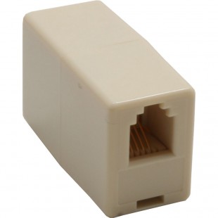 Accouplement modulaire, InLine®, RJ10 4P4C fem./fem.