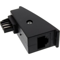 Adaptateur InLine® TAE-F, fiche TAE-F sur prise RJ45, 8P2C pour Fitzbox