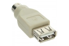 Adaptateur USB PS/2, InLine®, USB prise femelle A sur PS/2 prise