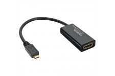 Câble adaptateur InLine® MHL Micro USB à HDMI pour appareils avec connecteur MHL 0,1 m
