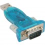 Adaptateur USB - sériel, InLine®, prise A à 9 broches Sub D prise, avec rallonge USB 0,8m
