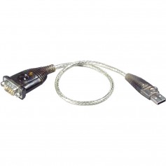 Adaptateur USB - câble sériel, Aten UC232A, USB mâle A à 9 broches Sub D prise