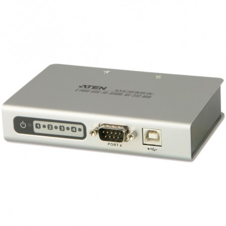USB - 4x hub de convertisseur de fréquence Seriell, Aten UC2324, 1x USB à 4x 9pol RS232