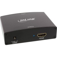 InLine® Converter Entrée audio VGA + HDMI Entrée audio VGA et RCA HDMI