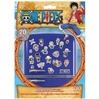 One Piece chibi magnet set 20