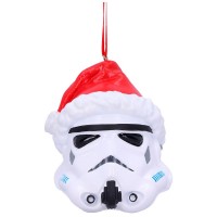 Stromtrooper Santa Hat Christmas hanging ornament