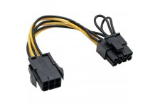 Adaptateur électrique interne, 6 broches - 8 broches pour cartes graphique PCIe (PCI-Express)