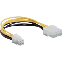 Adaptateur secteur de carte mère InLine® ATX 2.0 / EPS 8 broches vers 12V ATX1.3 4 broches 15cm