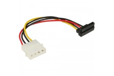 Câble adaptateur d'électricité SATA, InLine®, 1x 5,25" fem. à 15pin SATA mâle, plié vers bas