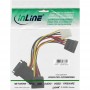 Câble adaptateur d'électricité SATA, InLine®, SATA mâle/fem. à 2x SATA mâle + 5,25 St