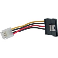 Câble adaptateur d'alimentation InLine® SATA SATA 3.5 "à 15 broches avec loquet de 0,06 m