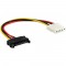 Câble adaptateur d'alimentation InLine® SATA 15 broches femelle à 4 broches mâle 0,15 m