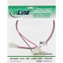 Câble adaptateur d'électricité pour ventilateurs, InLine®, 12V - 7V, 0,3m