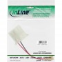 Câble adaptateur ventilateur, InLine®, 12V DC, 3 broches à 4 broches