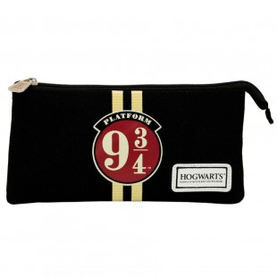 Harry Potter 9 3/4 triple pencil case