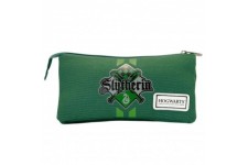 Harry Potter Hogwarts Slytherin triple pencil case