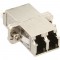 Adaptateur fibre optique InLine® Duplex Duplex pour manchon en céramique LC / LC SM avec bride