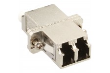 Adaptateur fibre optique InLine® Duplex Duplex pour manchon en céramique LC / LC SM avec bride