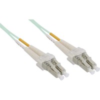 Câble duplex optique en fibre InLine® LC / LC 50 / 125µm OM3 2m