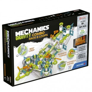 Geomag Mechanics Gravity race and loops 197pcs