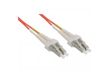 LWL câble duplex, InLine®, LC/LC 62,5/125µm, 0,5m